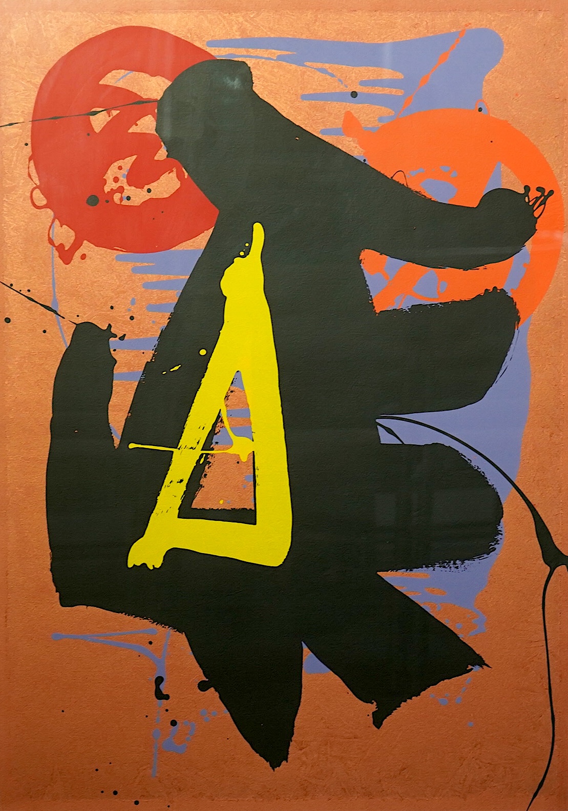 John Hoyland RA (British, 1934-2011), 'Sky Warrior', screen print and woodblock, 84 x 59cm